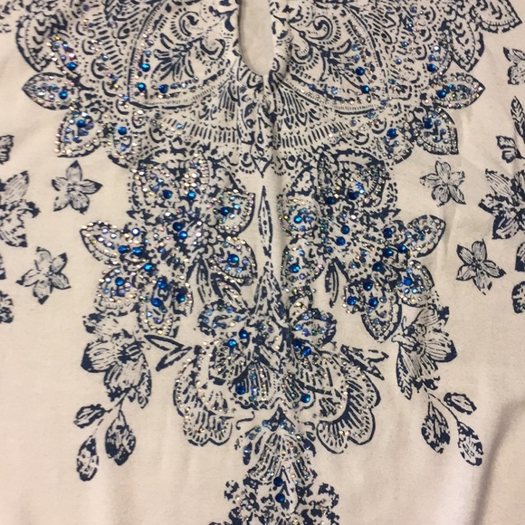 Christopher &banks butterfly blouse - Picture 3 of 8